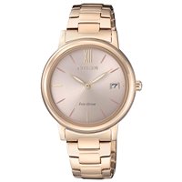Armbanduhr Citizen Dame Of Lady in Vernickelt stahl roségold FE6093-87X - FE6093-87X